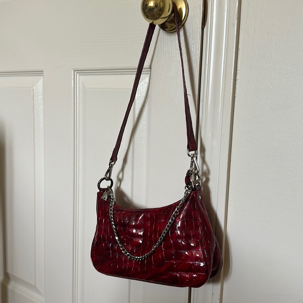 LANCASTER RED CROSSBODY BAG